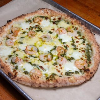 NAP SHRIMP PESTO PIZZA