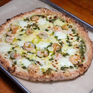 SHRIMP PESTO PIZZA
