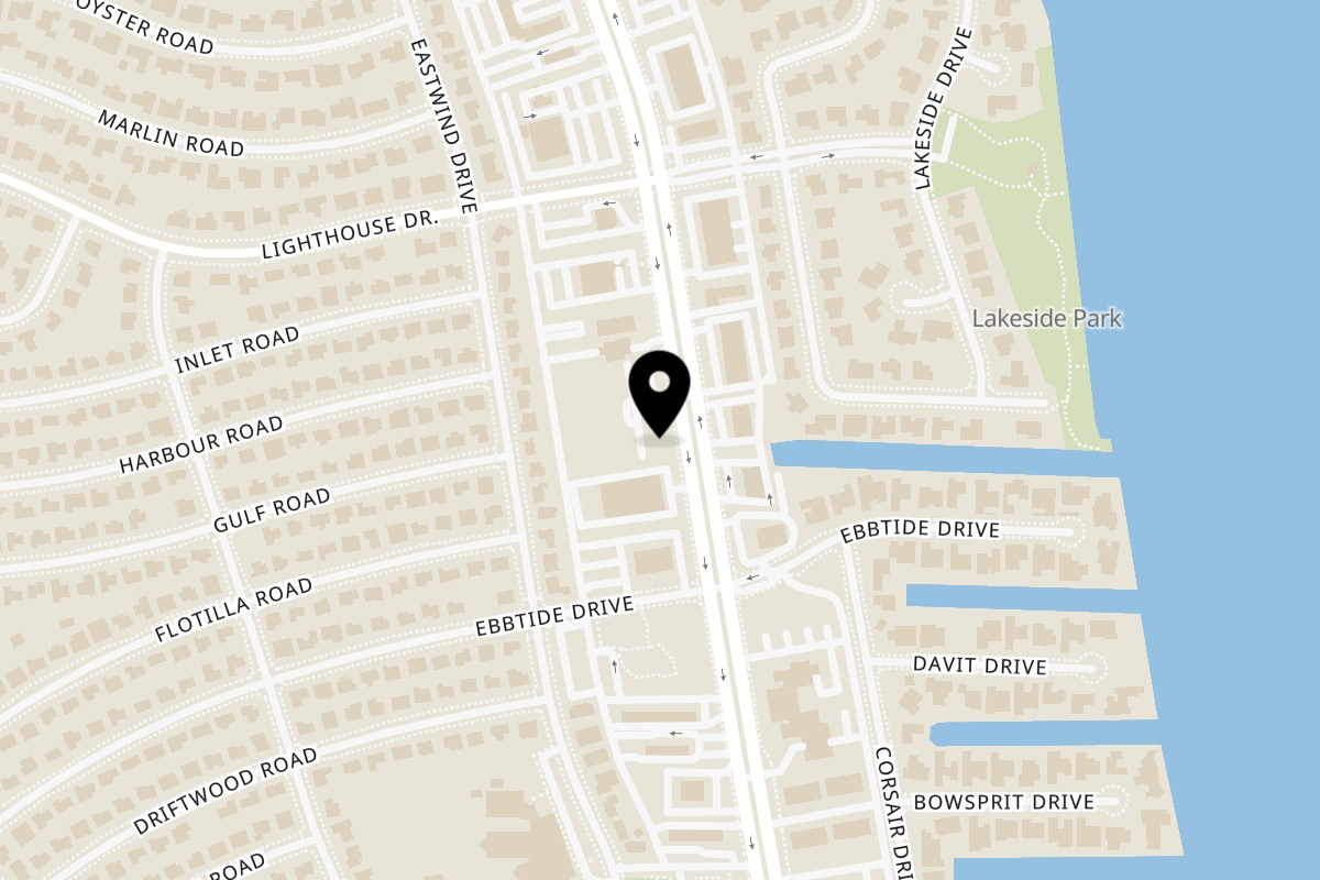 Map showing the location of DeSano Pizzeria Napoletana North Palm Beach on 635 U.S. Highway 1 in North Palm Beach